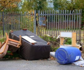 Signalement d’un dépôt sauvage de déchets