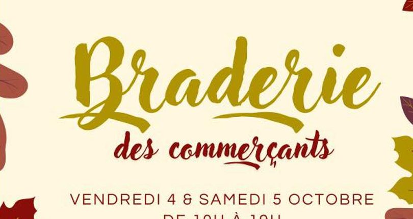 Braderie des commerçants