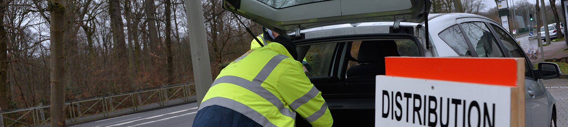 Distribution de sacs de sel de déneigement